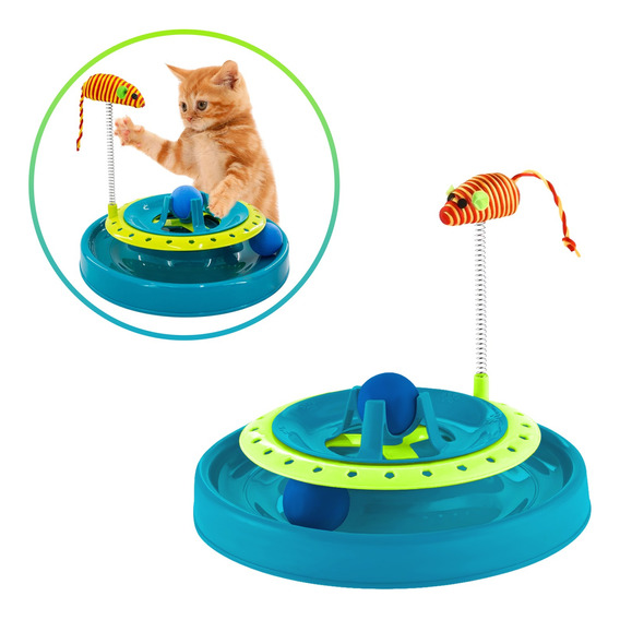 Juguetes Para Gatos Interactivo Raton Rascador