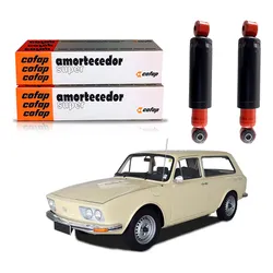  Par Amortecedor Traseiro Variant 1600 1971 A 1976