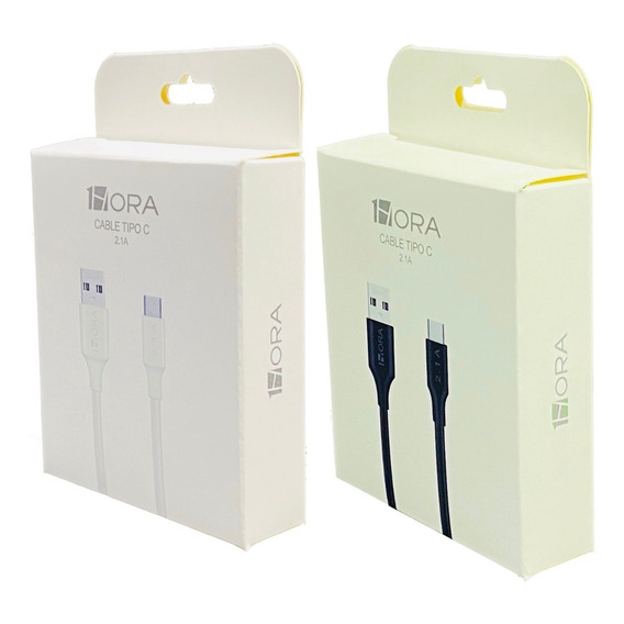 Paq 50 Cables 1hora Combinados Para iPhone V8 Tipo C Mayoreo