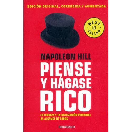 Piense Y Hágase Rico: No Aplica, De Napoleon Hill. Serie No Aplica, Vol. 1. Editorial Debols!llo, Tapa Blanda, Edición 1 En Español, 2023