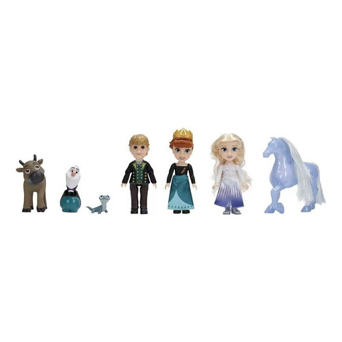 Set Frozen Adventures Arendelle 7 Personajes Muñecas Msi