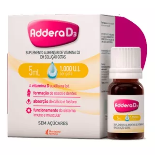 Addera D3 1.000ui Gotas 5ml