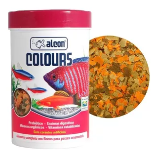 Ração Alcon Colours 50g Realça As Cores Nos Peixes Tropicais