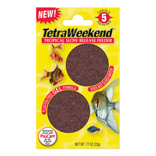 Tetra Alimento En Gel Tetraweekend 24 Gr Acuario Peces Pecera 