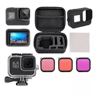 Kit Accesorios Premium Compatible  Gopro Hero 11/10/9 Black