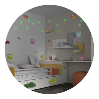 Vinilos Decorativos Infantiles Con Stickers Glow De Regalo