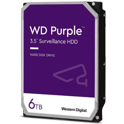 Unidad Disco Duro Wd Hdd Purple 6tb 256mb 3.5 PuLG Sata