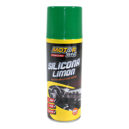 Silicona Spray Limon Motorlife 450cc Color Incoloro