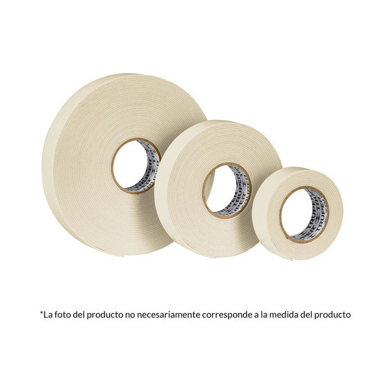 Cinta Doble Cara De 19 Mm X 10 M, Truper