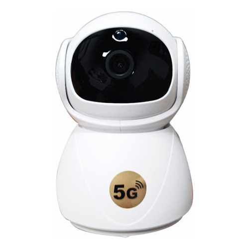Camara Seguridad Interior 5g Wifi 360°full Hd 1080p+64g Tf Color Blanco