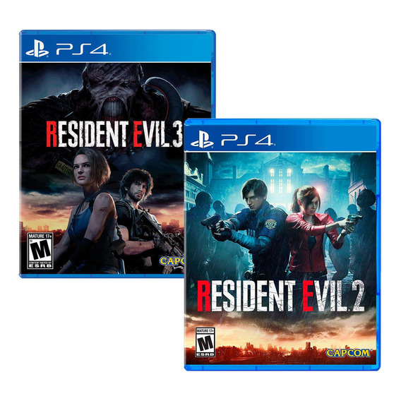 Resident Evil 3 + Resident Evil 2 Doble Version Ps4/ps5