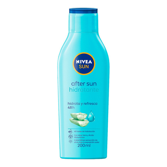 After Sun Nivea Sun Hidratante con Aloe Vera y Ácido Hialurónico 200ml