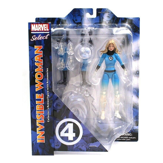 Figura Invisible Woman/mujer - Los 4 Fantasticos Select