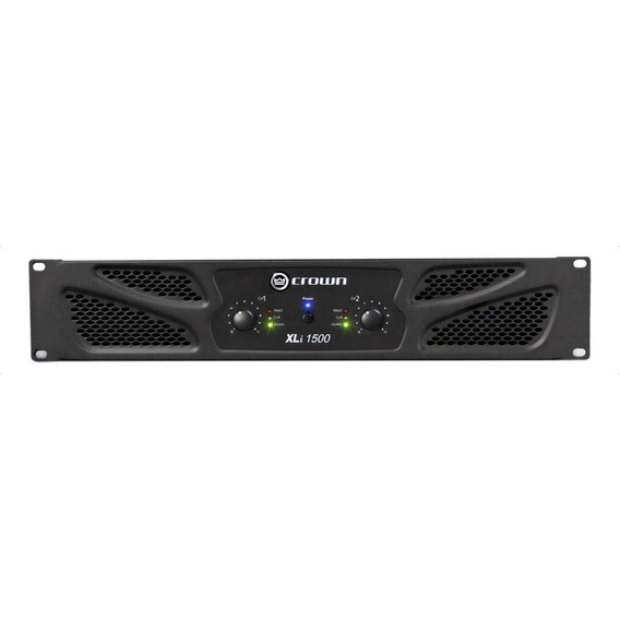 Crown Xli1500 Amplificador Con 900 Watts A 8 Ohms Color Negro Potencia de salida RMS 450 W