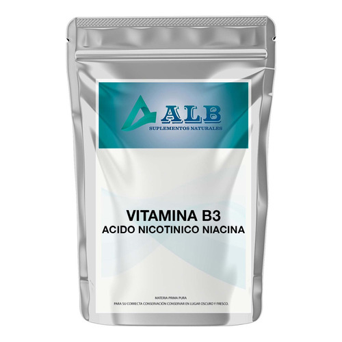 Acido Nicotinico Vitamina B3 50 Gr Alb Sabor Característico