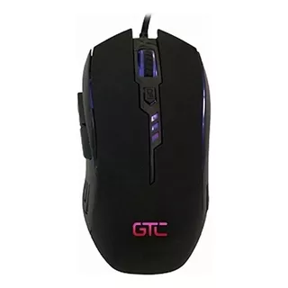 Mouse Gamer Gtc Mgg 014 6 Botones Luces 2400dpi Pc Notebook Color Negro