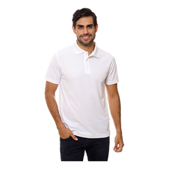 Playera Polo Blue & White Pro-dry Caballero Deportiva