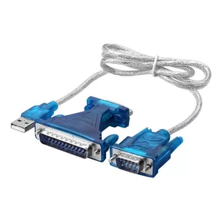 Cable Serial Usb A Db9 + Db25 Rs232 