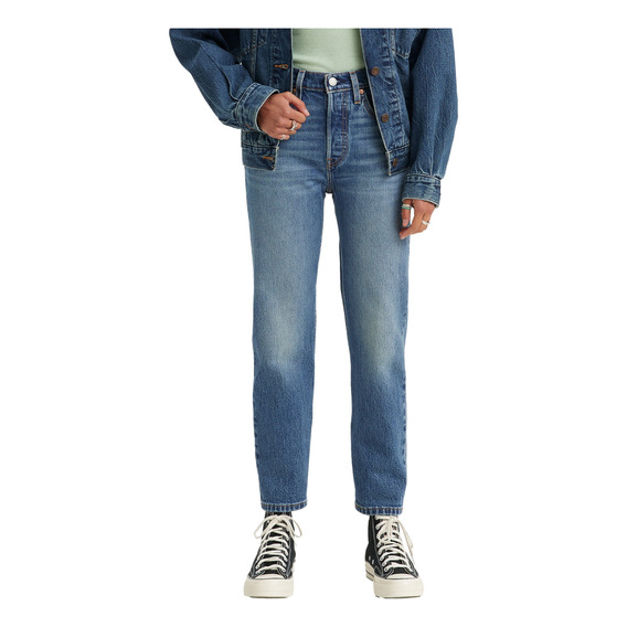 Jeans Mujer 501 Crop Azul Levis 36200-0291
