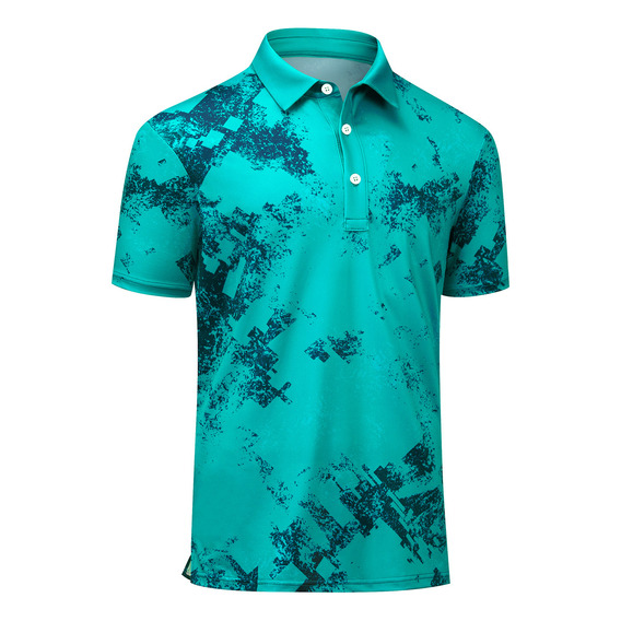 Playera Tipo Polo Deportiva Hombre De Manga Corta Suave Golf