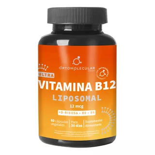Vitamina B12 Liposomal 12mcg - 60 Cáps - Ortomolecular Chile