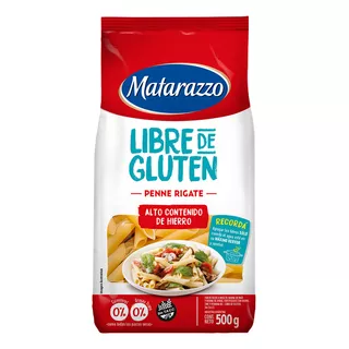 Fideos Penne Rigate Matarazzo Sin Tacc Libre De Gluten 500g