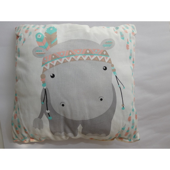 Almohadon Infantil Apego Deco Kids Estampado Animales