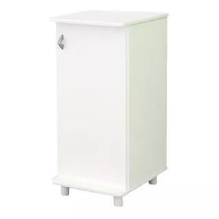 Armario Multiuso Cocina Baño Panelero 1 Puerta  Compramas Color Blanco