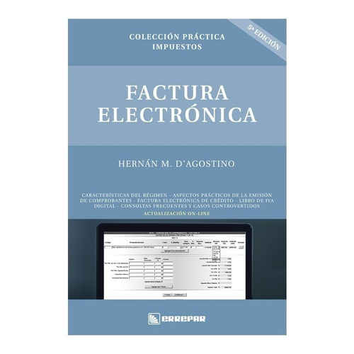Factura Electrónica Ultima Edición!! - D'agostino - Errepar