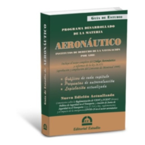 Guía De Estudio De Aeronaútico -última Edición- Ed. Estudio