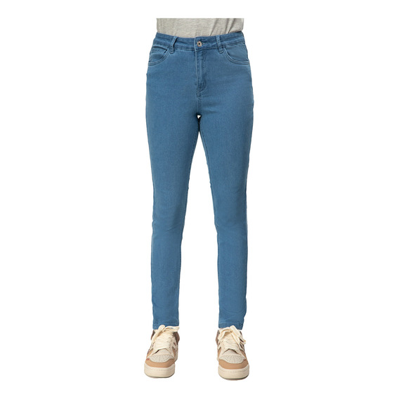 Jeans Super Skinny Azul Mujer Fashion´s Park