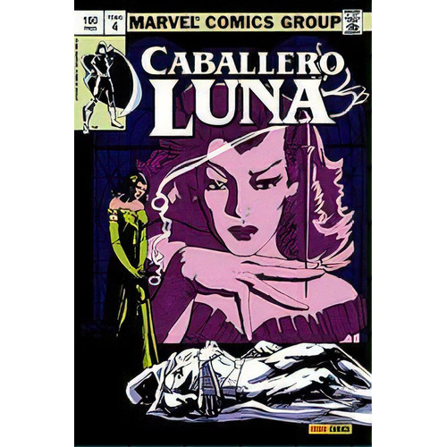 Biblioteca Caballero Luna 04. Vidriera Escarlata, De Doug Moench. Editorial Panini Comics, Tapa Dura En Español