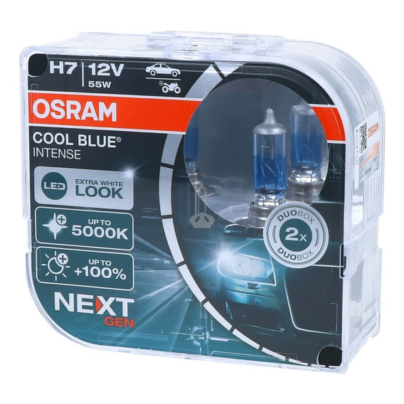 Ampolletas H7 Osram Cool Blue® Intense 5000k Next Gen