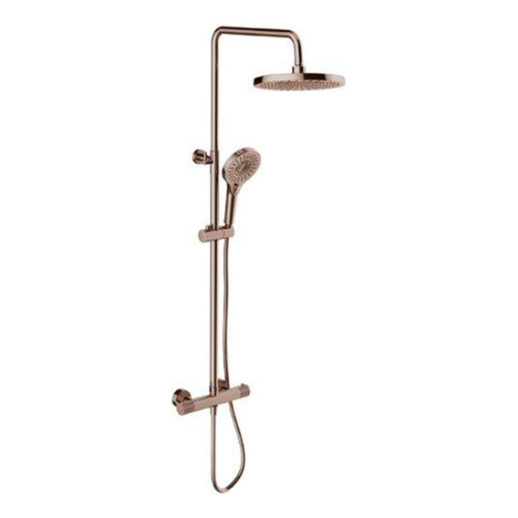 Griferia Barra Ducha En Ac Inox Color Bronce Cepillado - Ser