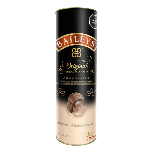 Chocolates turín Baileys tubo 200g