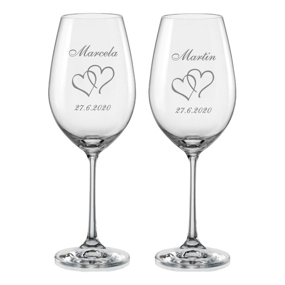 Copas De Vino Personalizadas Pack X6 Dm Creaciones