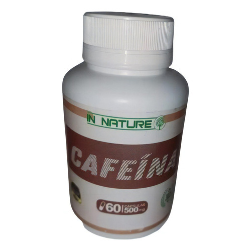 Cafeína 500mg 60 Cápsulas In Nature Sabor Neutro