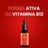 Kit con 3 gotas líquidas de vitamina B-12 veganas de metilo B-12, metilcobalamina 413% Vd sublingual, sabor a frutos rojos, 20 ml, Biogens