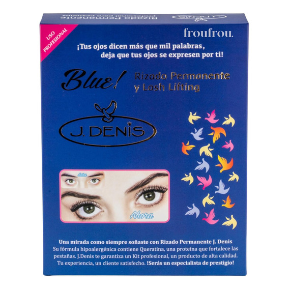 Kit Rizado Permanente Lash Lifting Pestañas J Denis Blue