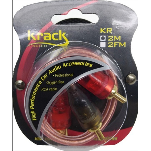 Cable Y De Rca 2 Machos 1 Hembra Crack Kr-2m