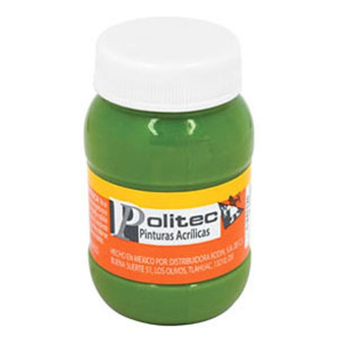 Pintura Politec Acrilica 100ml Serie 300 1 Color / 1 Pieza Color 328 VERDE HOJA