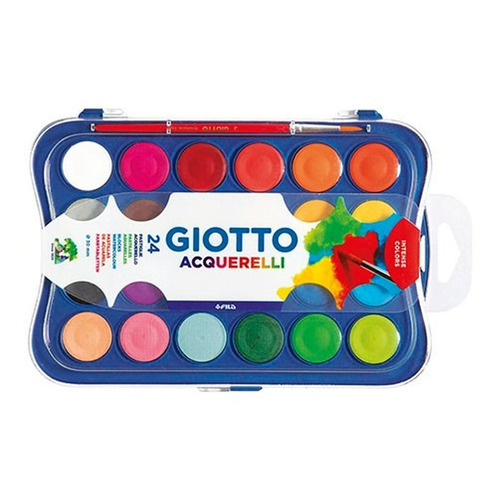 Acuarela Giotto Premium X 24 Colores + Pincel