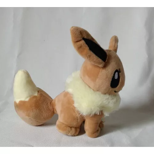 Eevee Sentada Pelúcia Original Pokémon Center 33cm