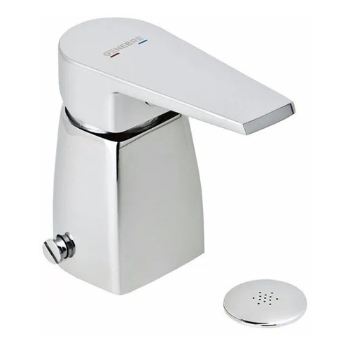 Monocomando Bidet C/transfer Klip 40mm Genebre S.bel-la Acabado Cromado Color Plateado