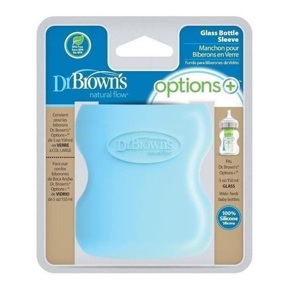 Funda Silicon Para Biberon De Vidrio Dr Browns 5 Oz Ancho