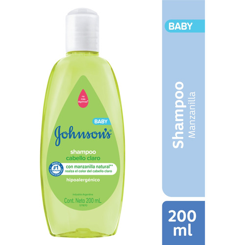 Johnson's Cabello Claro Shampoo Para Bebé 200ml