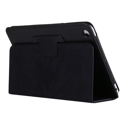 Funda de piel resistente a manchas y arañazos para iPad, color negro