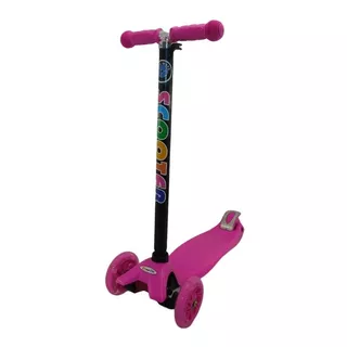 Patinete 4 Rodas Infantil Reforçado Series Com Leds