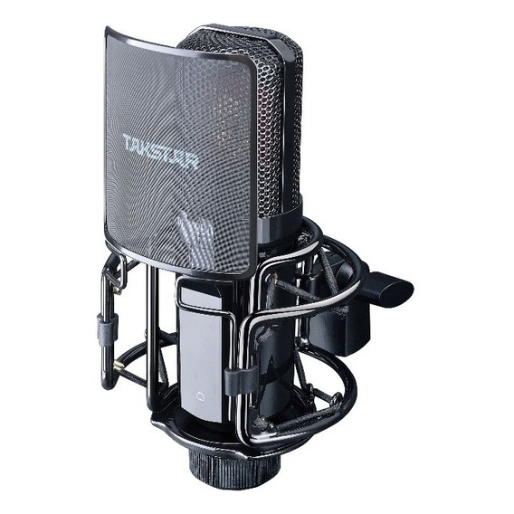 Condensador de micrófono Takstar K850 de alta gama de 34 mm + Funda Pro Cor Negro