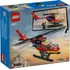 Lego City Helicóptero De Rescate De Bomberos 85 Pcs 60411